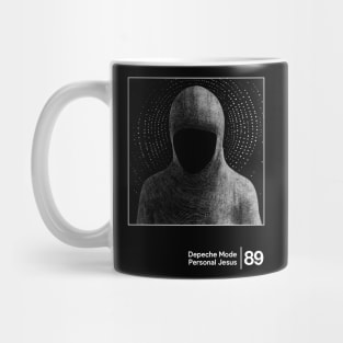 Personal Jesus - Minimalist Graphic Design Artwork Mug